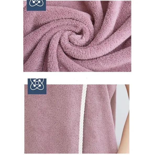 Банные полотенца экстра-размера для взрослых женщин, впитывающие мягкие и удобные банные полотенца, чистый цвет