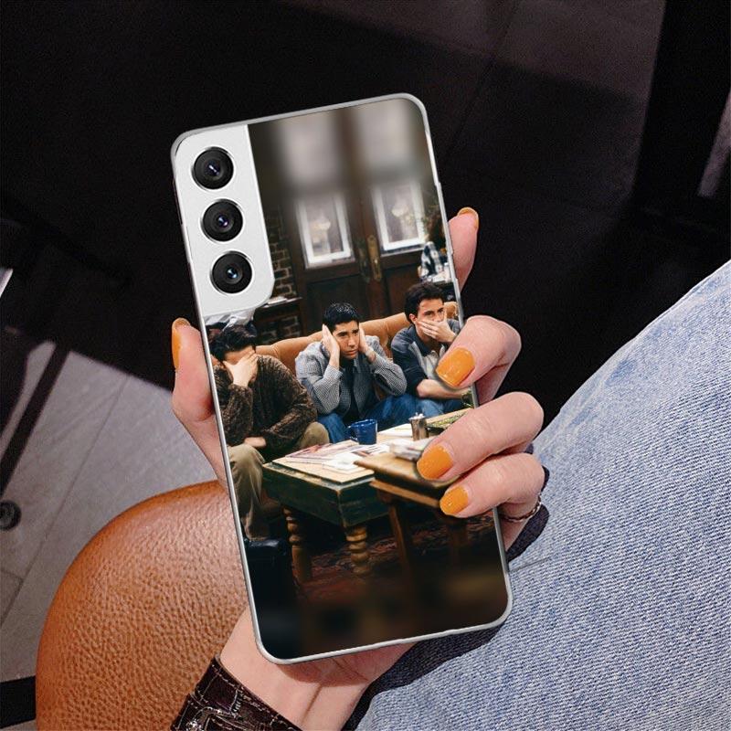Friends Tv Show Funny Family Phone Case For Samsung Galaxy S24 S25 Edge S26 Ultra S23 S22 S21 Plus S20 FE + Personalized Print C