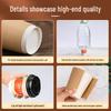 Bei Yi Pin 14oz Double Wall Disposable Kraft Paper Cup with Lid