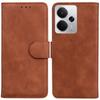 For Realme 14 5G Case Solid Color Leather Wallet Phone Cover