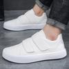 New Velcro Men's Board Shoes Fashion Casual Shoes Men's Shoes Korean Style White Shoes Sports Trendy Shoes