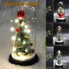 8.55" Christmas Tree Gifts LED Mini Xmas Trees Decoration Bedside Decor Fairy Lights