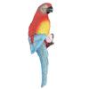 Macaw Wall Hanging Sculpture Synthetic Resin Suspended Parrot Statue Garden Landscape Animal Sculpture Decoration