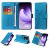 Для Oppo Reno13 Pro 5G/Oppo Reno14 Pro 5G (Китай)/Oppo Reno14 Pro 5G (Глобальный) Кожаный чехол с тиснением «Бабочка и цветы», кошелек-подставка