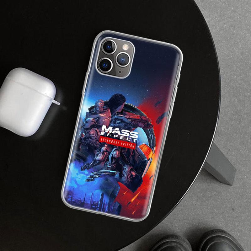Чехол для телефона N7 Mass Effect для iPhone 11 12 13 Mini 14 15 Plus 16 Pro Max 17 Air 7 8 + SE Арт Индивидуальный Fundas 11 12 13 Mi