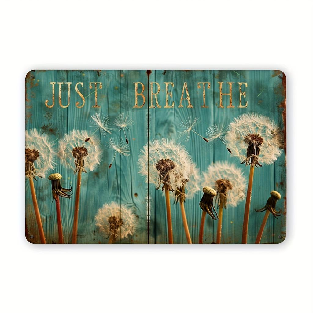 Vintage Garden Metal Tin Sign - Floral & Gardening Tools Design Perfect for Bar Cafes Restaurants, Garages & Home Decor Wall Art