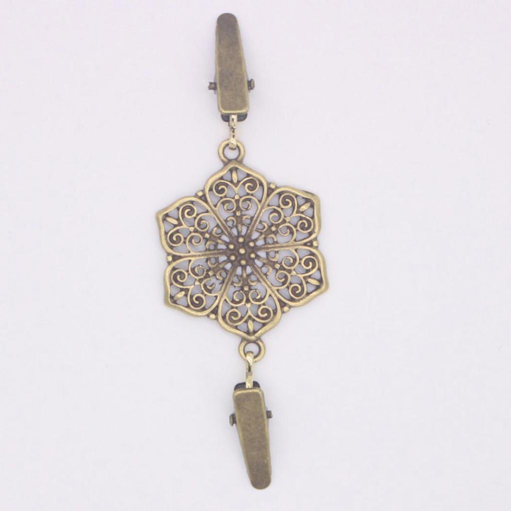 Винтажный женский свитер с двойным зажимом и полым цветком, воротник рубашки, кардиган, клипса