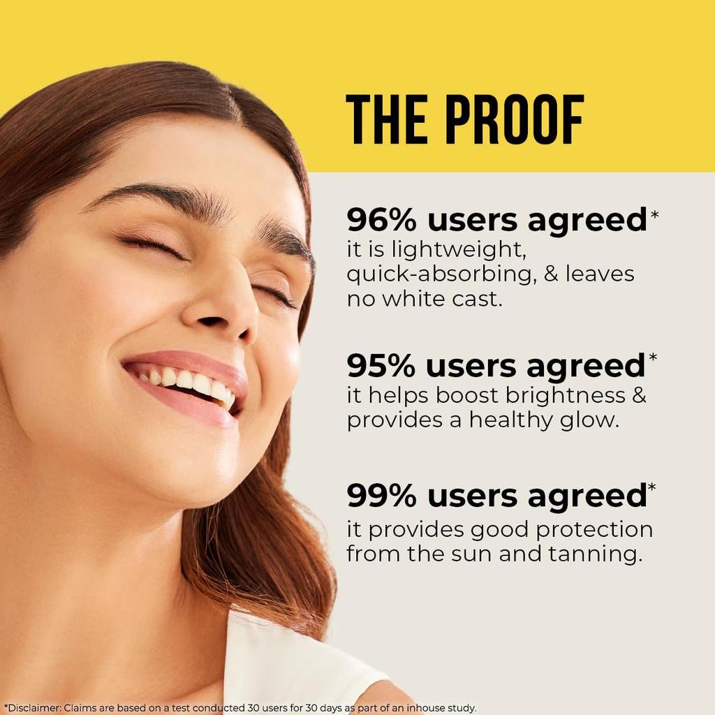 Dr. Sheth's Ceramide & Vitamin C Oil-Free Sunscreen SPF 50+ PA++++ For Healthy Bright Skin 30 g