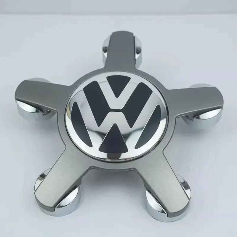 Car Sticker For VW VOLKSWAGEN New 4pcs 135mm Five Claws Car Wheel Center Cap Hub Covers Badge Logo 8R0601165 4F0601165N For Volk Wv5