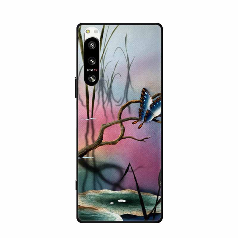 Крутой силиконовый чехол для Sony Xperia 5 IV Чехол с принтом Модный мягкий задний чехол для Sony Xperia 5IV Чехол-защита Печатные корпуса