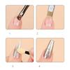Nail Art Texture Brush French Tip Styling Nail Wooden Short Harder Bristle Brush Manicure Painting Tool Nail Polish Brush Tool