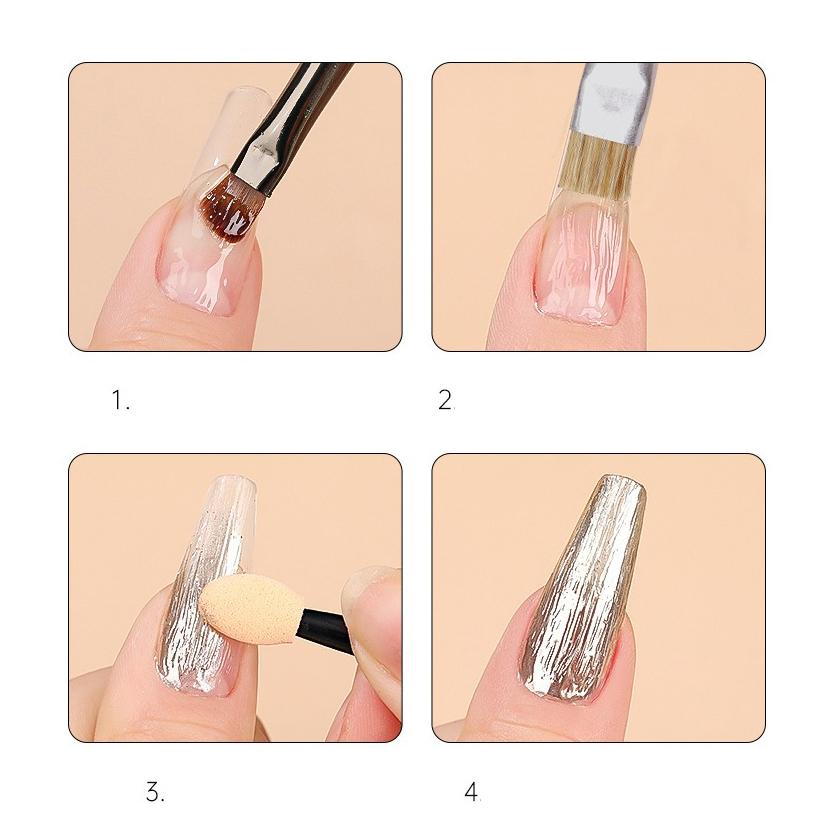 Nail Art Texture Brush French Tip Styling Nail Wooden Short Harder Bristle Brush Manicure Painting Tool Nail Polish Brush Tool