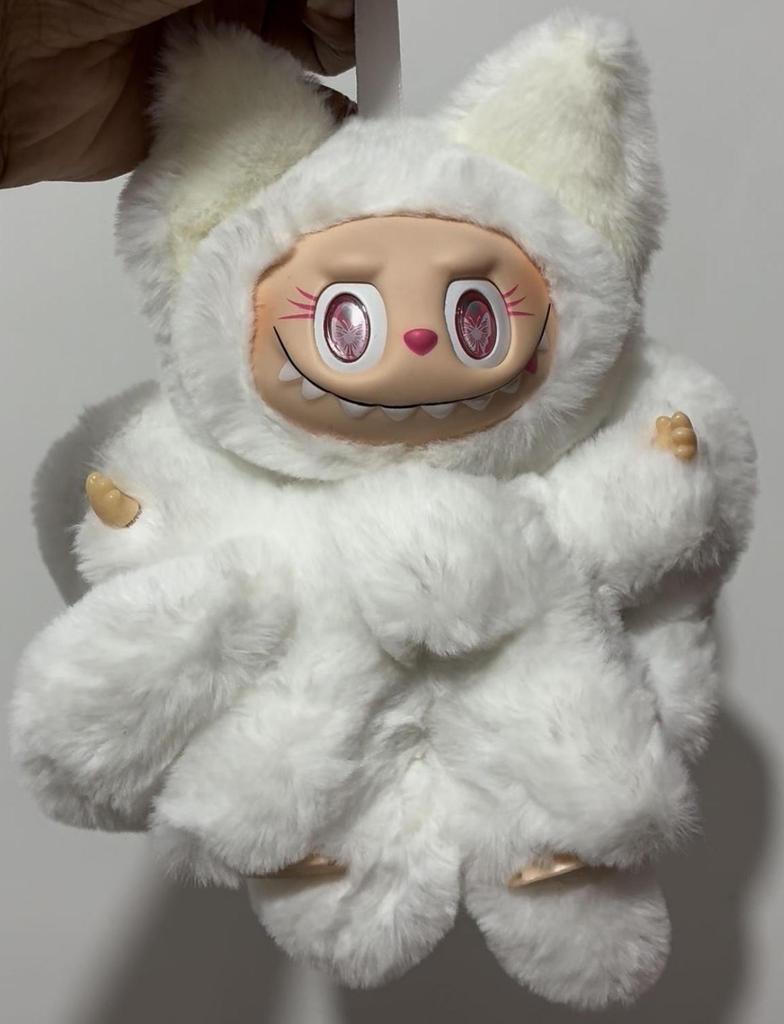 Кастомная кукла Labubu ZIMOMO: Маленький Вождь Розовый Ангел-Бабочка Подарок