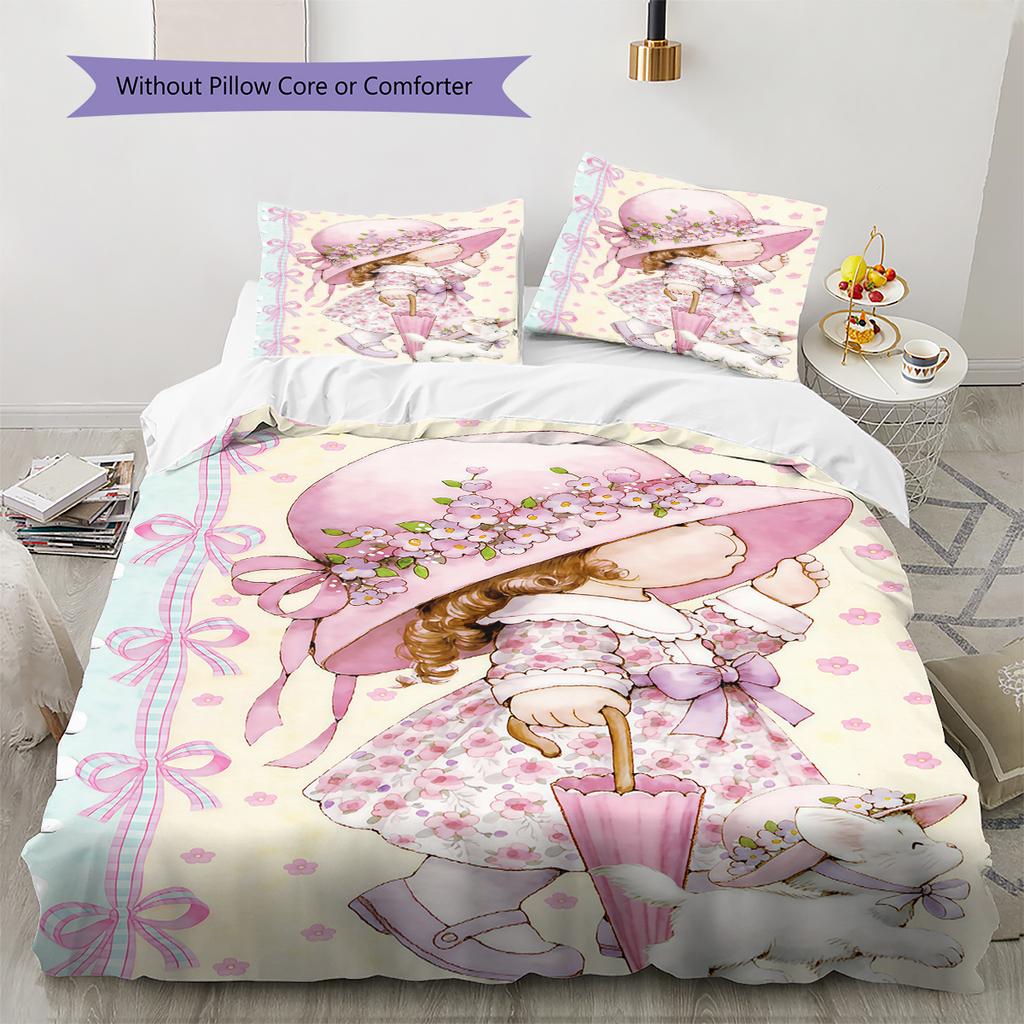 SaraKey Pattern Bedding,Quilt Set Quilt Cover Pillowcase Home Birthday Gift (1 * duvet cover + 2 * pillowcase, without core)