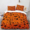 New 3D Print Halloween Boo Cartoon Bedding Set,Duvet Cover Bed Set Quilt Cover Pillowcase,King Queen Twin Size Boys Girls Adults