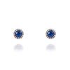 AUGUST ALICE Gem Etoile Cubic Blue Earrings [Gem Etoile Cubic Blue Earrings]
