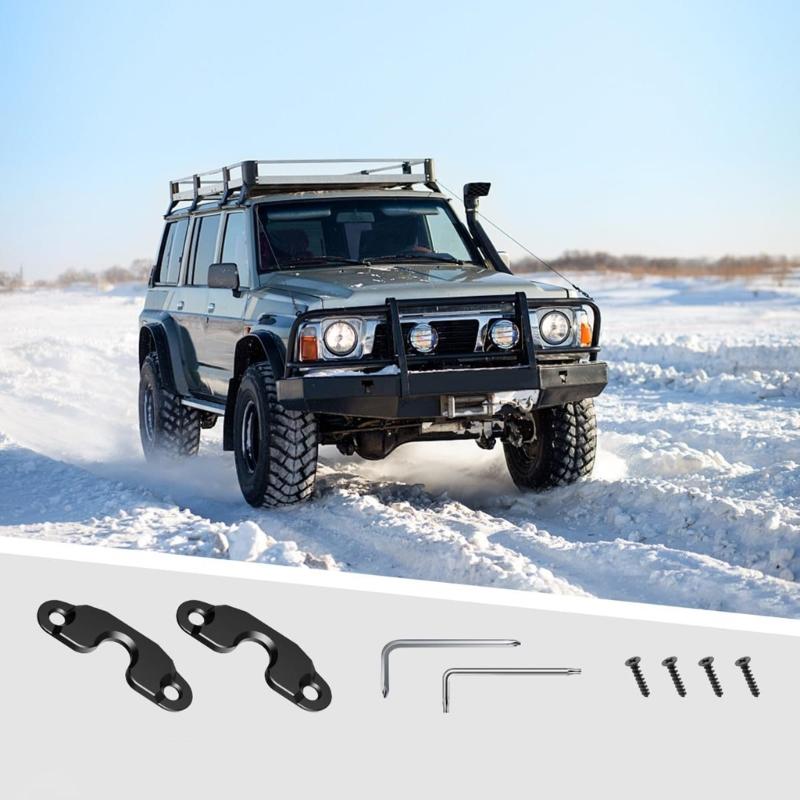 Высокопрочные алюминиевые зажимы для ремонта солнцезащитных козырьков салона автомобиля, держатели для крепления солнцезащитных козырьков, клипсы, подходят для 2018