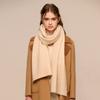 Autumn and Winter New Loop Yarn Cashmere Soft Elastic Silk Scarf Warm Plain Light Luxury Scarf
