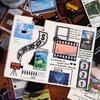 Yuezhen Time Specimen Водонепроницаемый набор вырезанных наклеек для детей для поделок своими руками