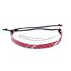 Арабский стиль шарфа плетеный браслет для женщин мужчин ручной работы этнический волновой точечный цветной ленточный браслет ювелирные изделия