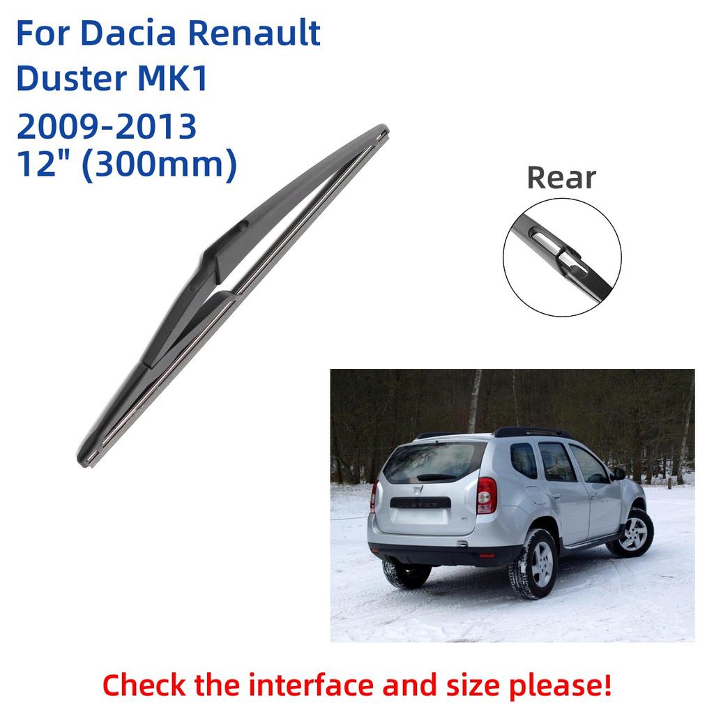 Для Dacia Renault Duster MK1 2009-2013 передние и задние щетки стеклоочистителя резак аксессуары J Hook 2009 2010 2011 2012 2013