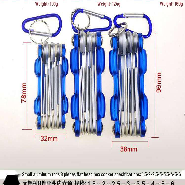 Складной метрический набор торкс-шестигранников и отверток