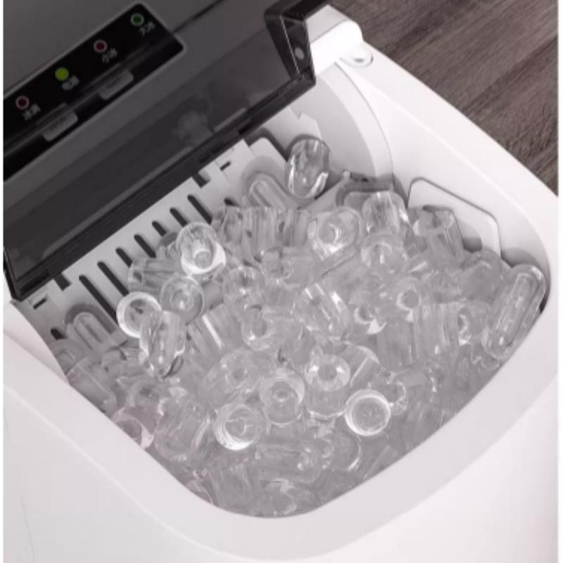 105W Fully Automatic Ice Cube Making Machine Small Milk Tea Shop Commercial Ice Maker Household Intelligence Ice Making Machine