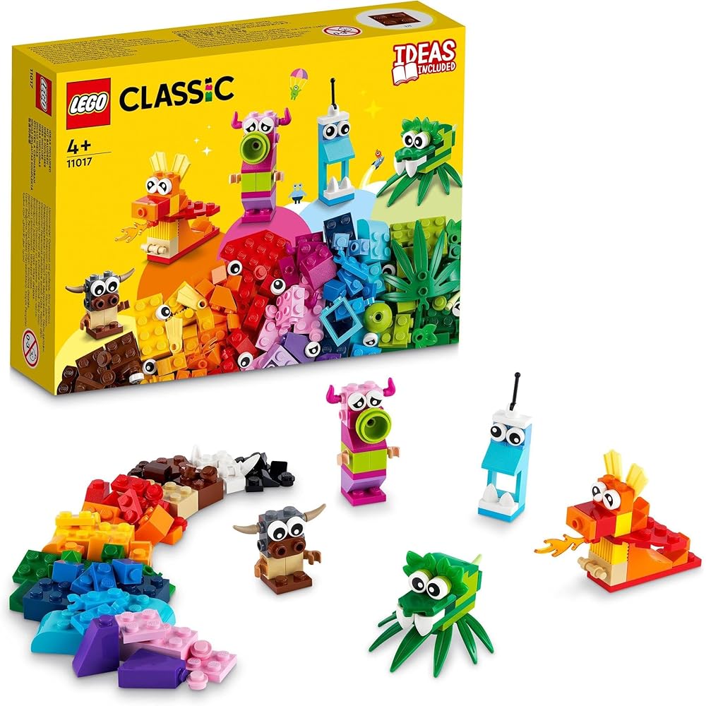LEGO Classic Monster 11017 Building Blocks Toy Gift for Boys and Girls Ages 4 and Up
