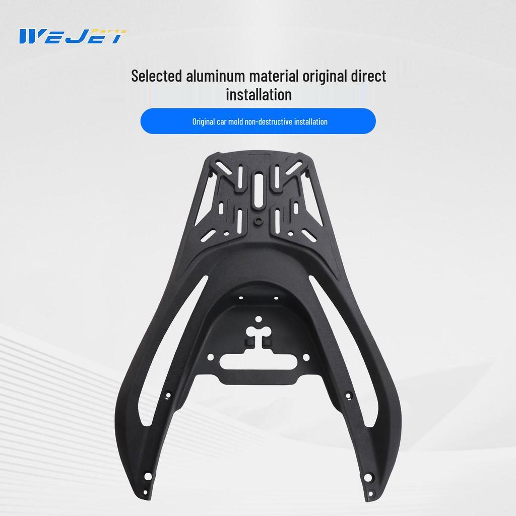 Алюминиевый сплав Задний багажник для Zontes Shengshi 368D - Утолщенный, Расширенный багажник для кофра на хвост для легкой установки