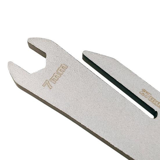 Динамометрический ключ для масляной трубки велосипеда Сверхпрочная нержавеющая сталь 7-8 мм MTB Дорожный горный велосипед Масляная трубка Тормозной стопорный винт Открытый гаечный ключ Инструмент