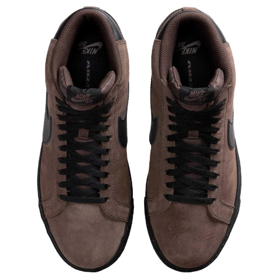 Nike Кеды унисекс Zoom Blazer Mid SB коричневые черные FD0731-201
