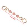 Bag Extension Chain Crossbody Heart-Shape Chain Strap Handbag Diy Hanging Buckle