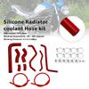 Silicone Radiator coolant Hose Fit For Suzuki SV 650 SV650 2016-2025 Red