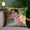 Чехол для подушки в стиле K-pop певицы Ча И-Ын У-У, чехол для подушки против пылевых клещей, невидимая молния, шелковистый короткий плюш, чехол для диванной подушки