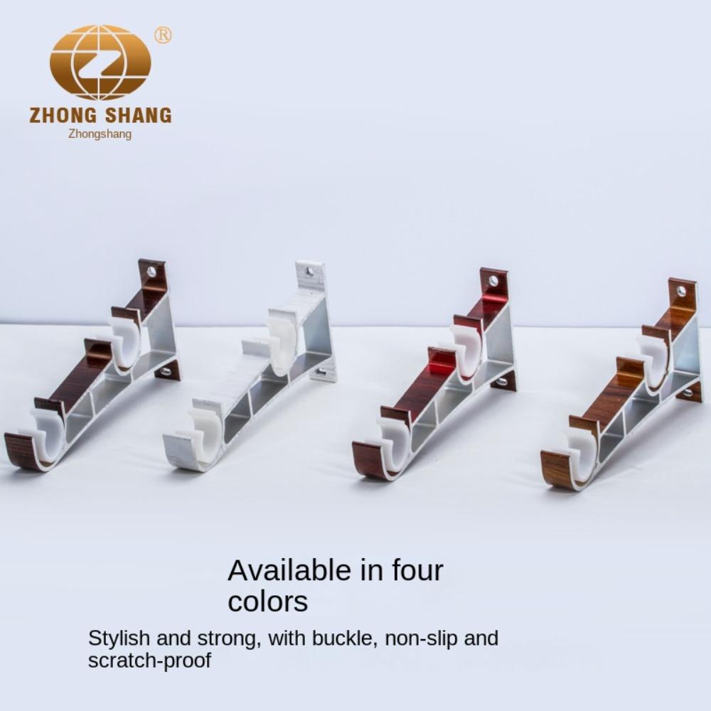 Металлический двойной кронштейн для штанги Двойной кронштейн для карниза для штор Держатель для оконной фурнитуры Держатели для карнизов для штор