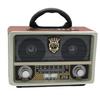 Cmik Retro Portable Bluetooth Speaker with Radio and USB Charging
