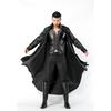 10,000 Halloween Men's Matrix Leather Cloak Vampire Muscle Man Party Opening Costume