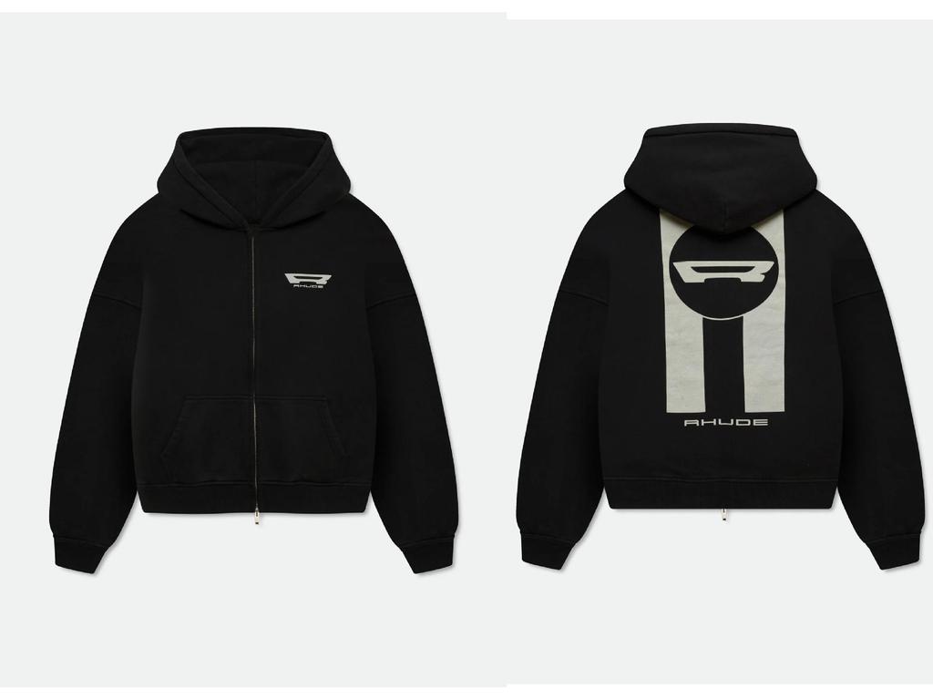 Толстовка с капюшоном RHUDE 25SS Геометрическая - Модная мужская куртка в европейском и американском стиле