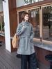 Женское двустороннее пальто из кашемировой шерсти свободного кроя средней длины, осень/зима 2025