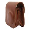 Protective Portable Camera Case PU Leather Camera Bag with Adjustable Shoulder Strap for Fujifilm Instax Mini 7+