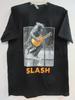 ОФИЦИАЛЬНЫЙ МЕРЧ SLASH ПРЫГАЮЩАЯ ГИТАРА КОНЦЕРТНАЯ МУЗЫКА БОЛЬШАЯ Унисекс Футболка