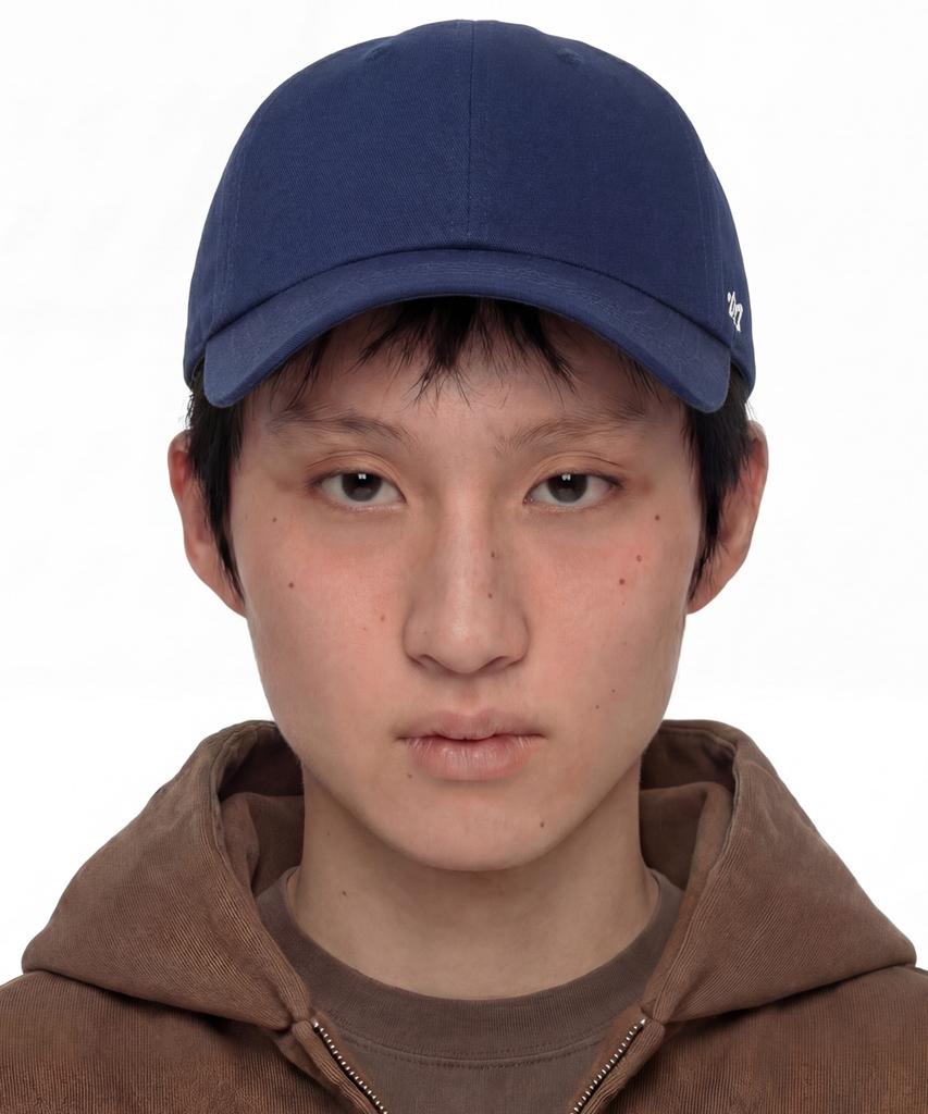 Кепка с логотипом Eondeokeonteulol Хлопок Гипер Номер / Оригинальная Bb / 22 D Синий