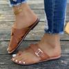 Flat Bottom Set Toe Slippers Women Summer Outer Wear Sandals Women