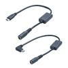 Зарядный кабель DC5.5x2.1 мм (мама) на Type C (папа) 5V3A Для роутеров, камеры, телефона, видеорегистратора. С защитой.