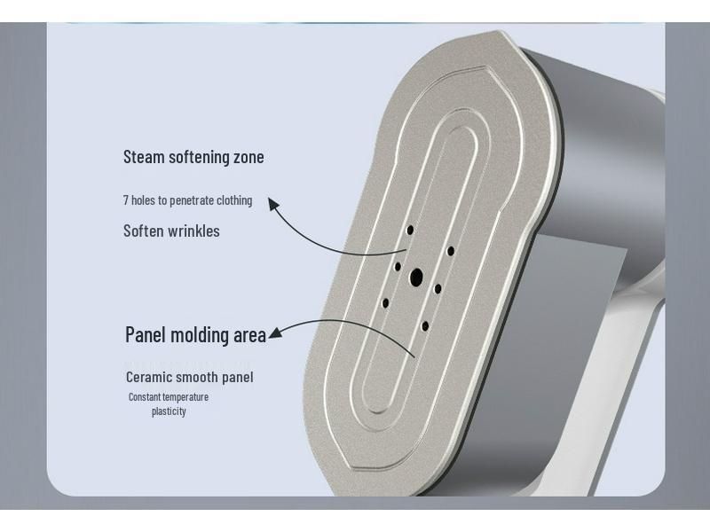 High-Power Portable Garment Steamer and Iron for Travel