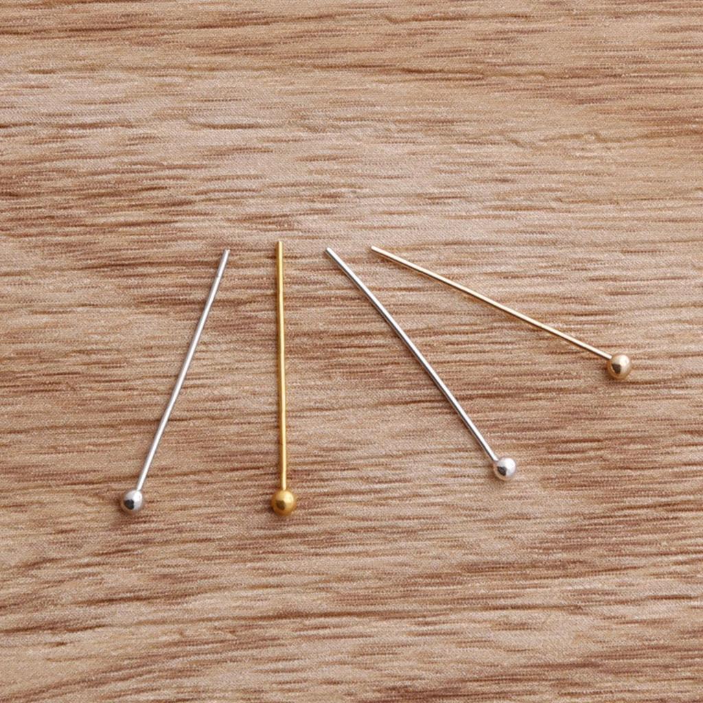 20mm Head Pin Ball Needles Supplies for Jewelry Making DIY Accessories Necklace Bracelet Earring