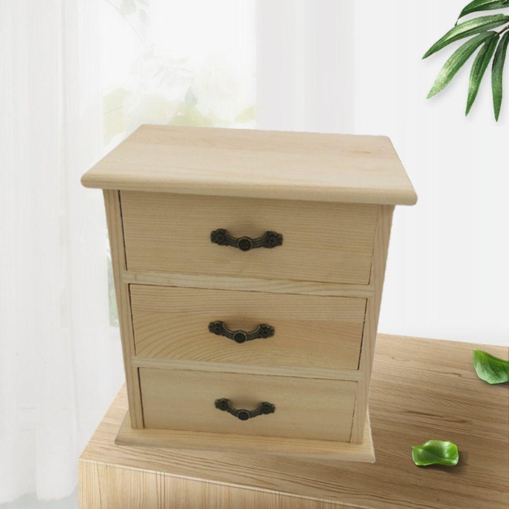 3-слойный 3-ярусный органайзер с выдвижными ящиками Простая коробка для мелочей на стол Аксессуары для волос