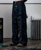 THEVINYLHOUSE Открытые брюки с двойными коленями Черные