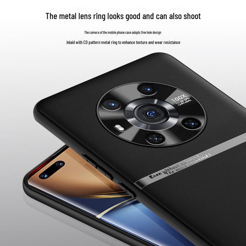 Защитный чехол из жидкой кожи для Honor Magic 3, противоударный и грязеотталкивающий, цельный дизайн.