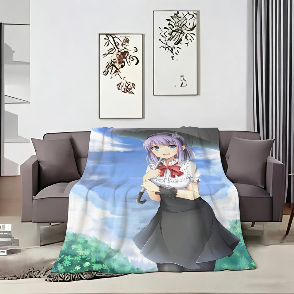 Аниме D-Dagashi Kashi Бросок Легкое 240 г Фланелевое Одеяло Мягкое Нежное к Коже Для Летнего Охлаждения